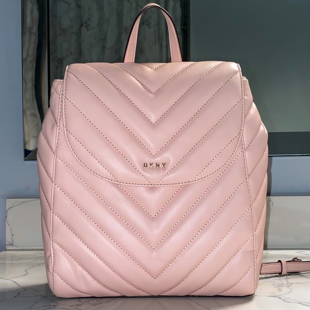 DKNY Pink Backpack NWT Summer Bag
